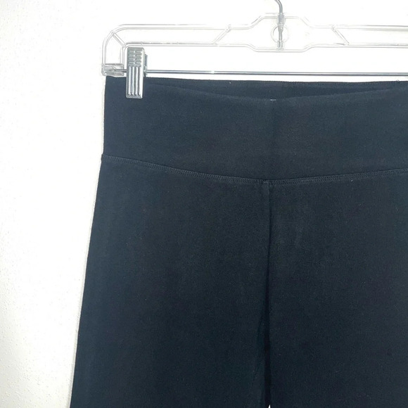 Victoria’s Secret PINK Yoga Black Leggings Tropical Icon Lace Ankle Small Women - Picture 2 of 12